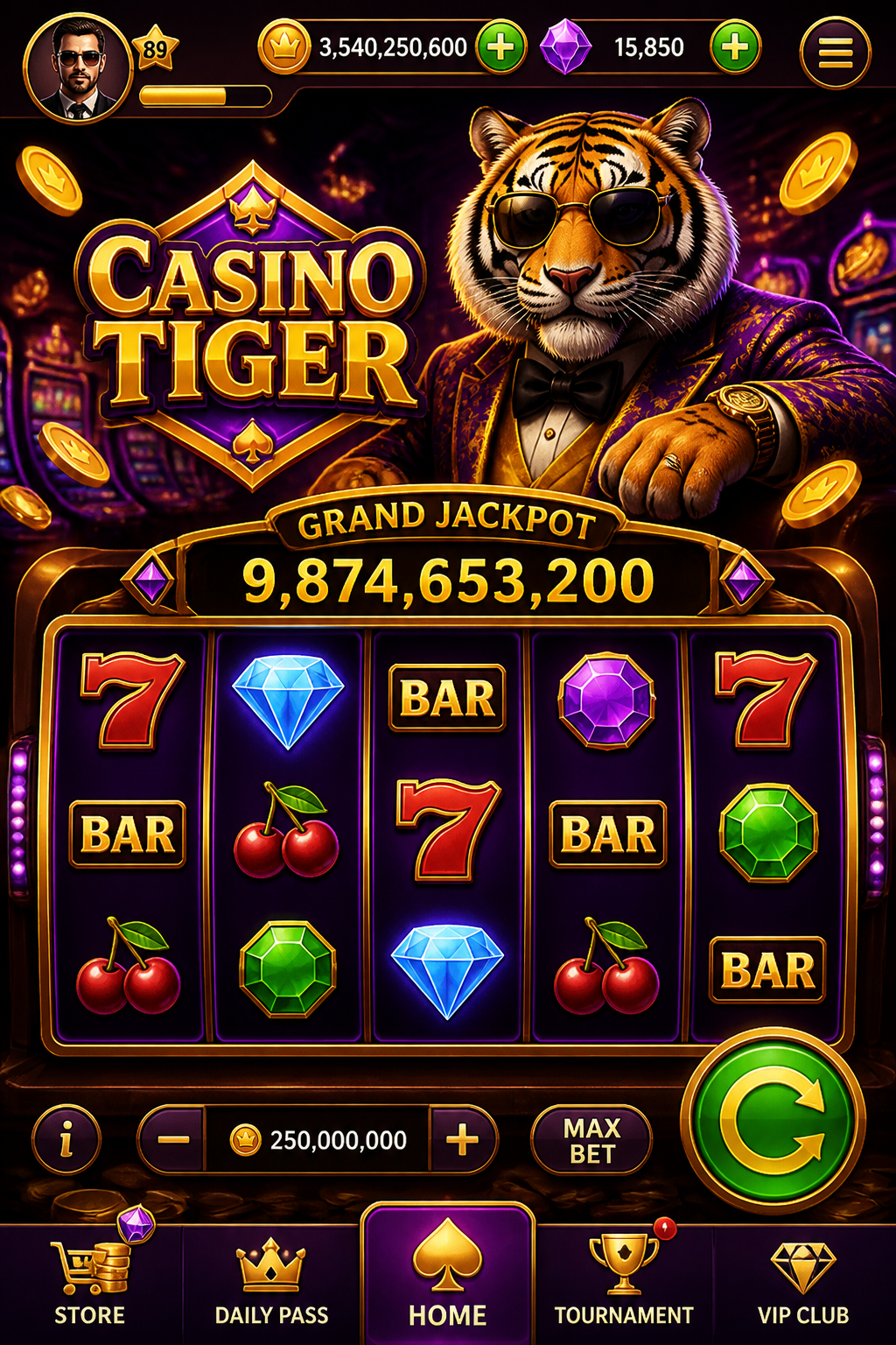 casino tiger screenshot 1