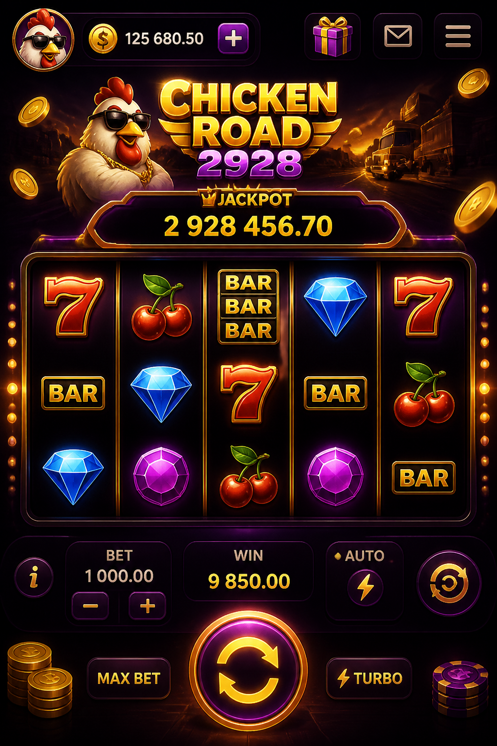 Chicken road 2928 screenshot 3