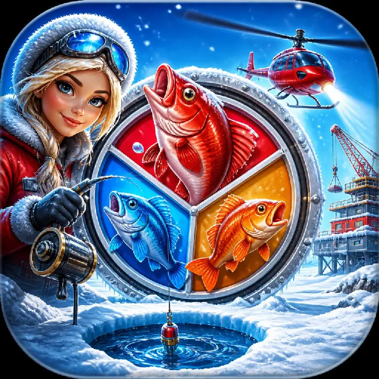 ice fishing demo